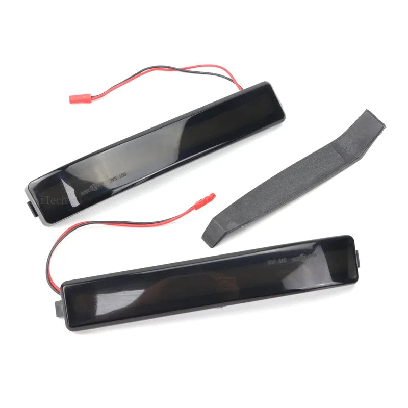 Paire de clignotants dynamiques Ford F150 SVT Raptor à lentille fumée, avec outil plat en plastique