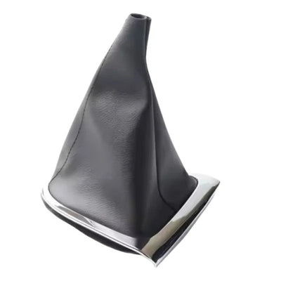 Soufflet levier de vitesse Clio 4, avec base de couleur chrome.