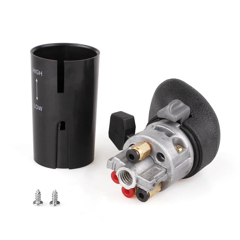 Vu sur la face avant du pommeau de vitesse Eaton Fuller TS006.