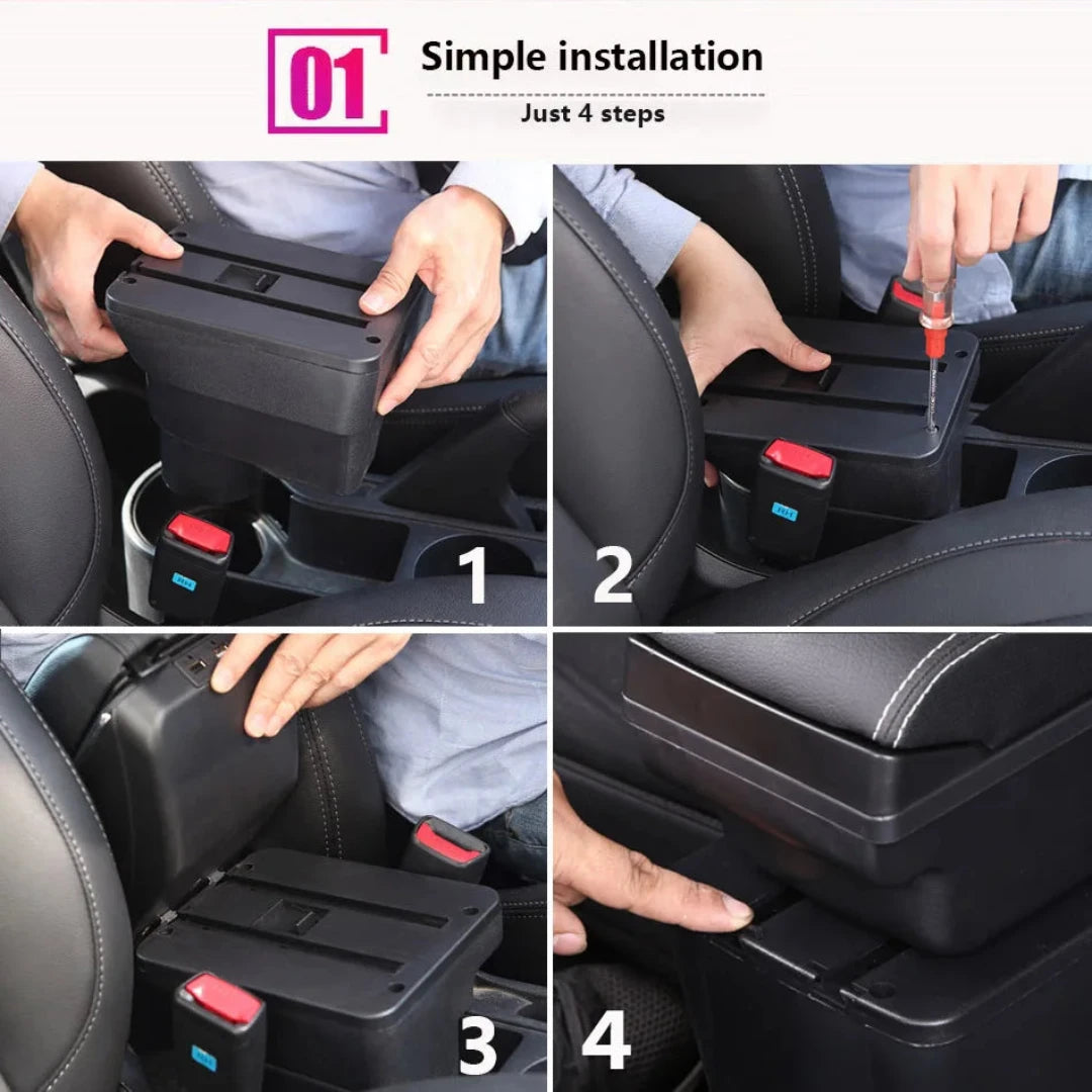 Comment installer l'accoudoir Citroën C3.