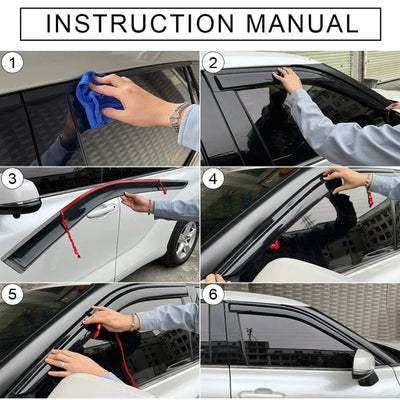 Instruction pour installation de déflecteur d'air BMW X6.