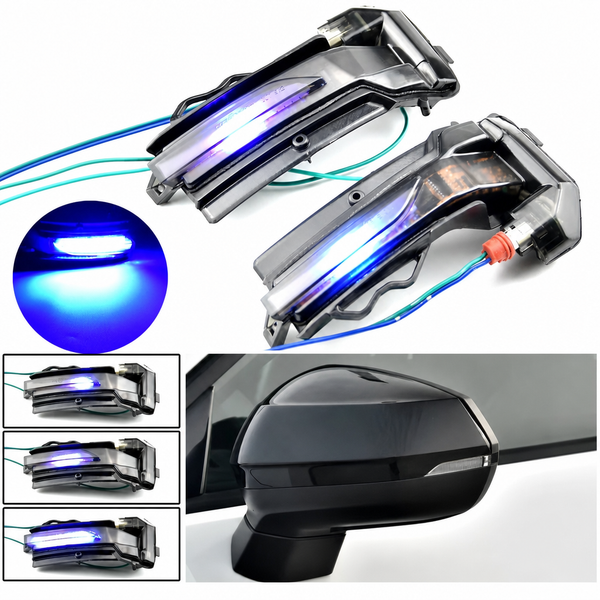 Clignotant dynamique séquentiel à lentille fumée pour rétroviseur Audi Q2 et Q3 F3