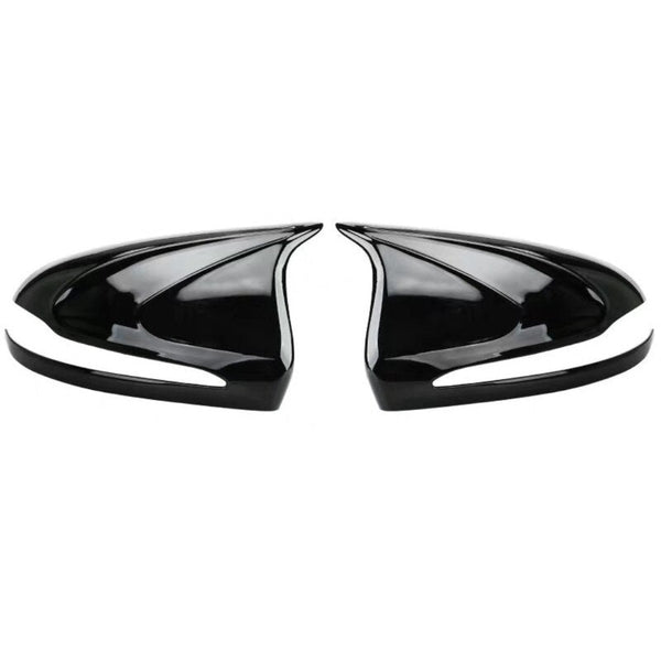 Coque rétroviseur Mercedes C260L couleur noir brillant.
