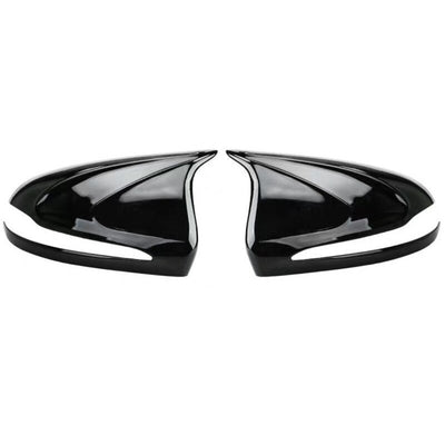 Coque rétroviseur Mercedes C260L couleur noir brillant.