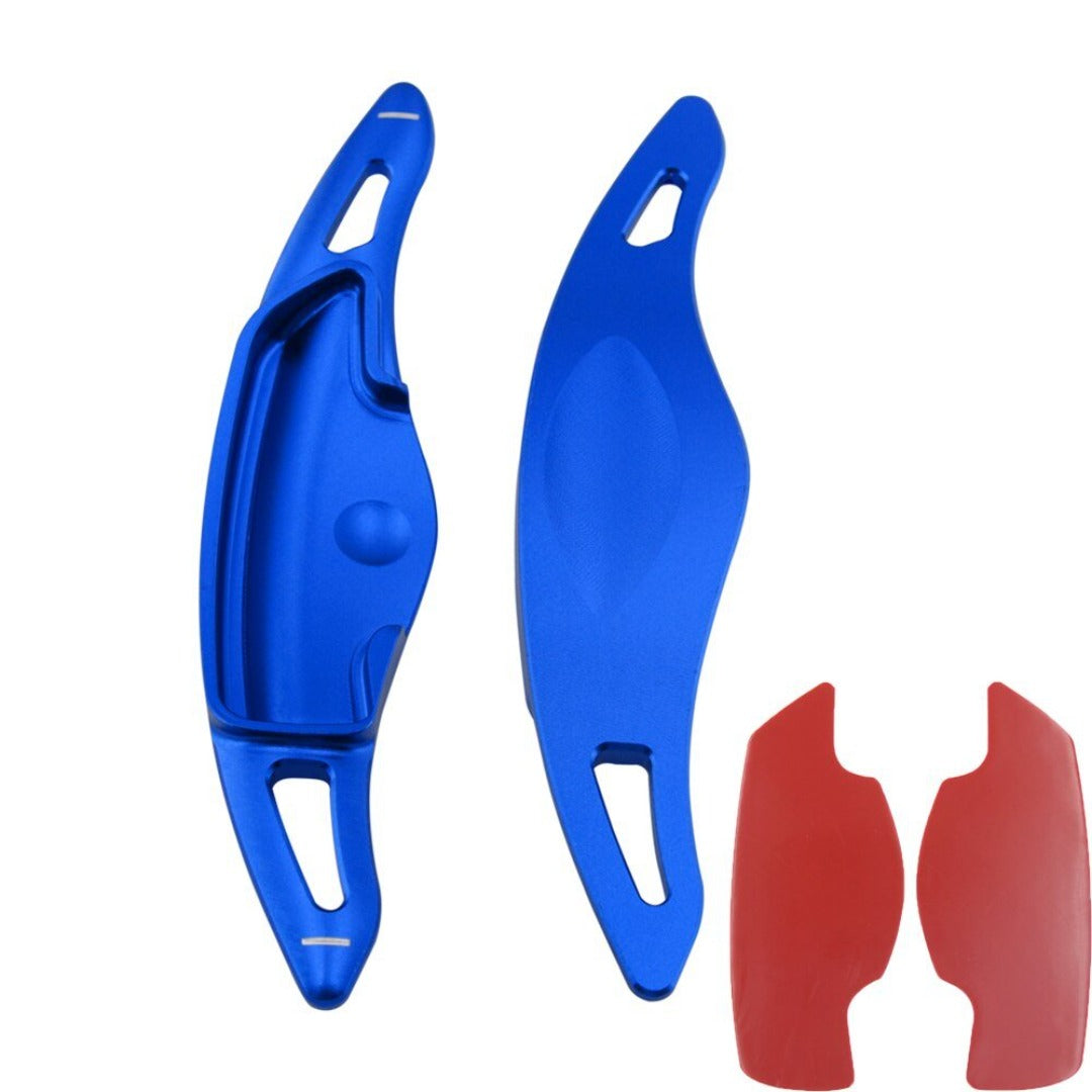 Palettes au volant Hyundai Creta, couleur bleu.