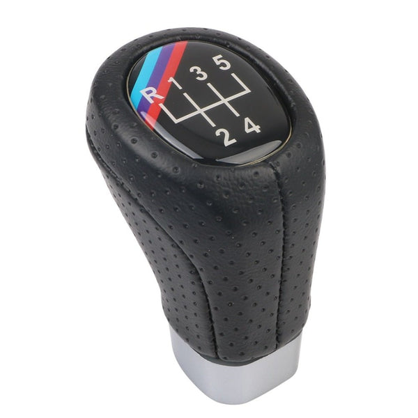 Pommeau de vitesse BMW E36, avec les bandes M, pour boîte à 5 vitesses.