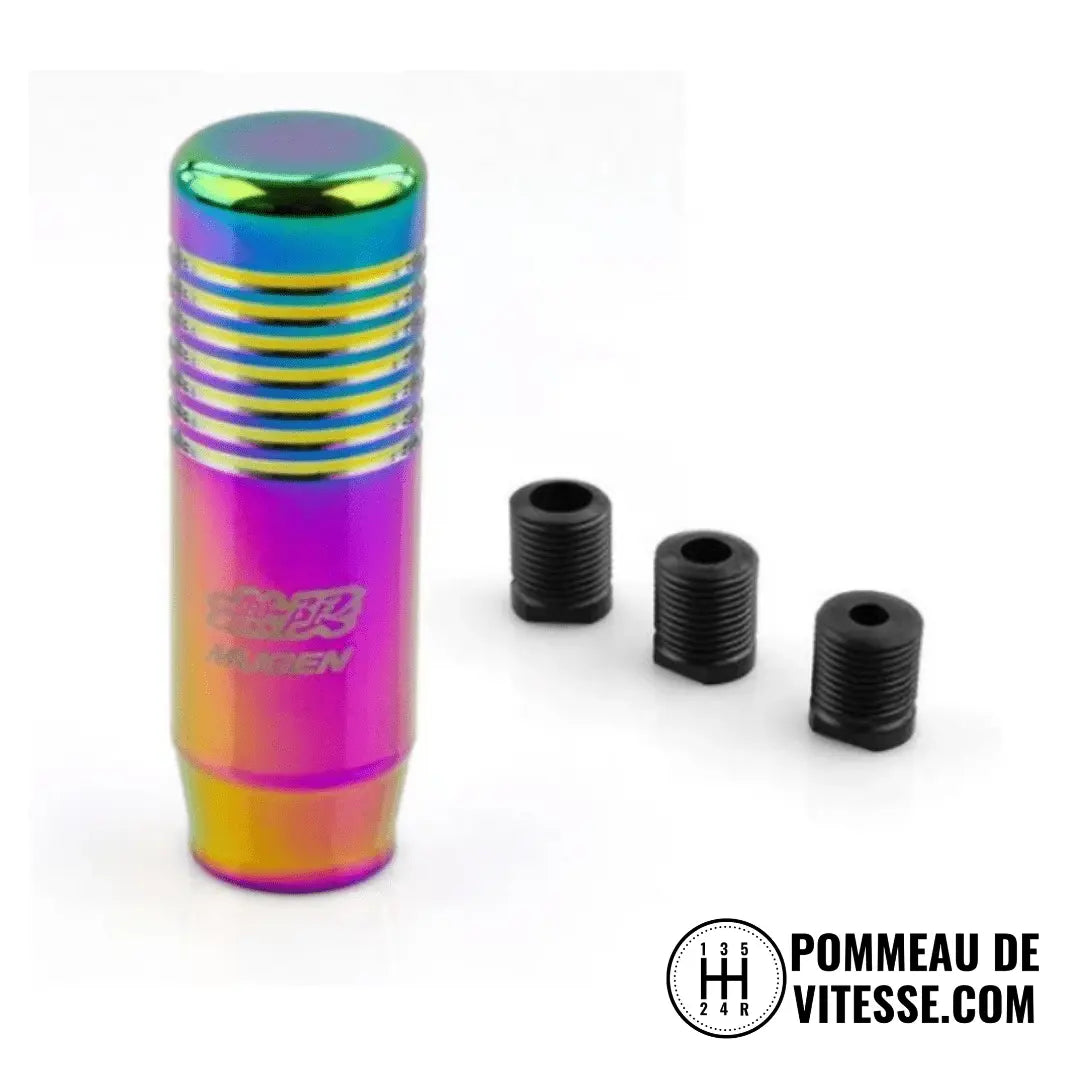 Pommeau levier de vitesse tuning MUGEN multicolore.