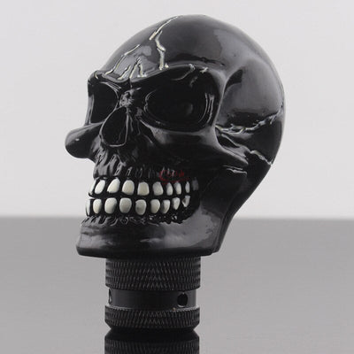 Pommeau de vitesse tête de mort noir webpommeauto