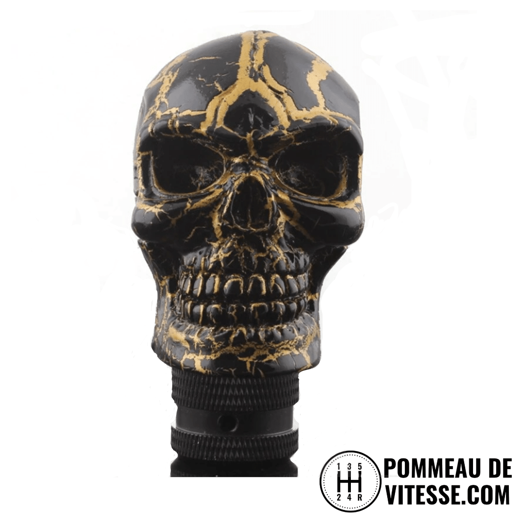 Pommeau de vitesse tête de mort V4 webpommeauto