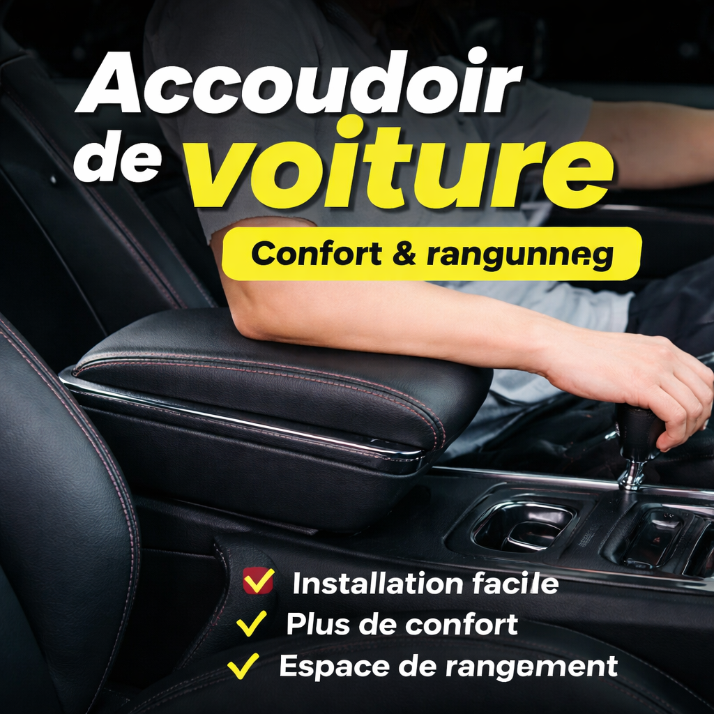 Utilité de l'accoudoir de voiture