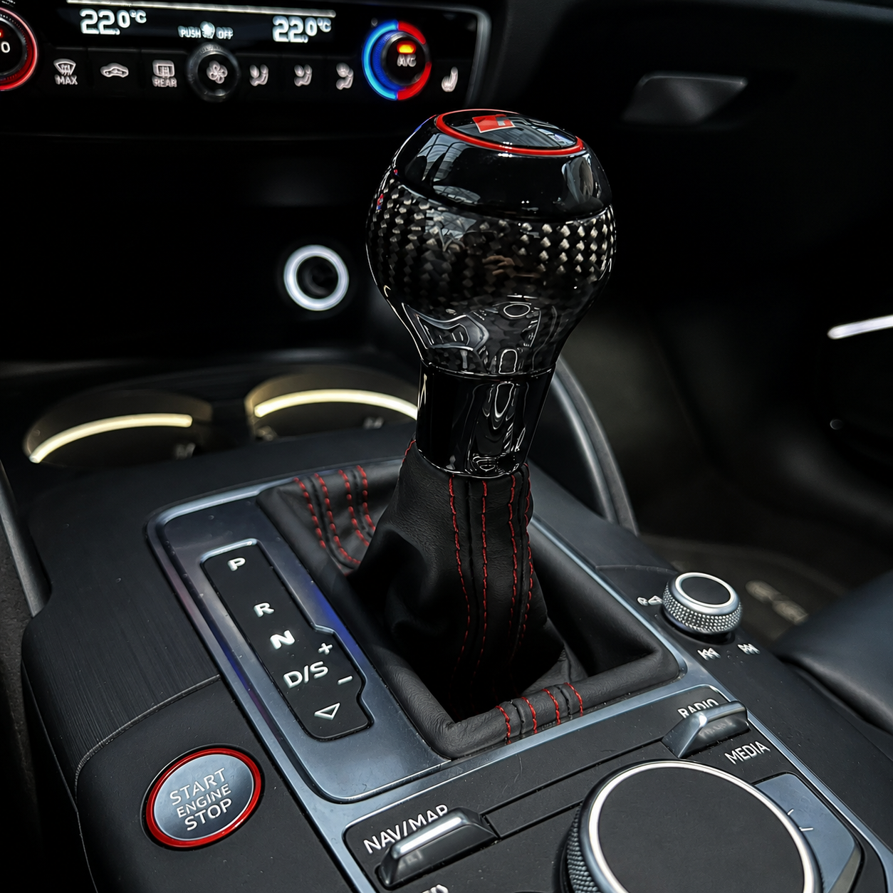 Pommeau de vitesse Rs3 boîte auto après installation