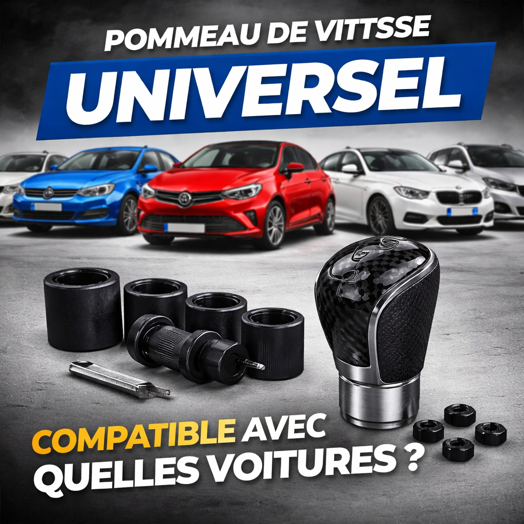 Pommeau universel, compatible avec quelles voitures