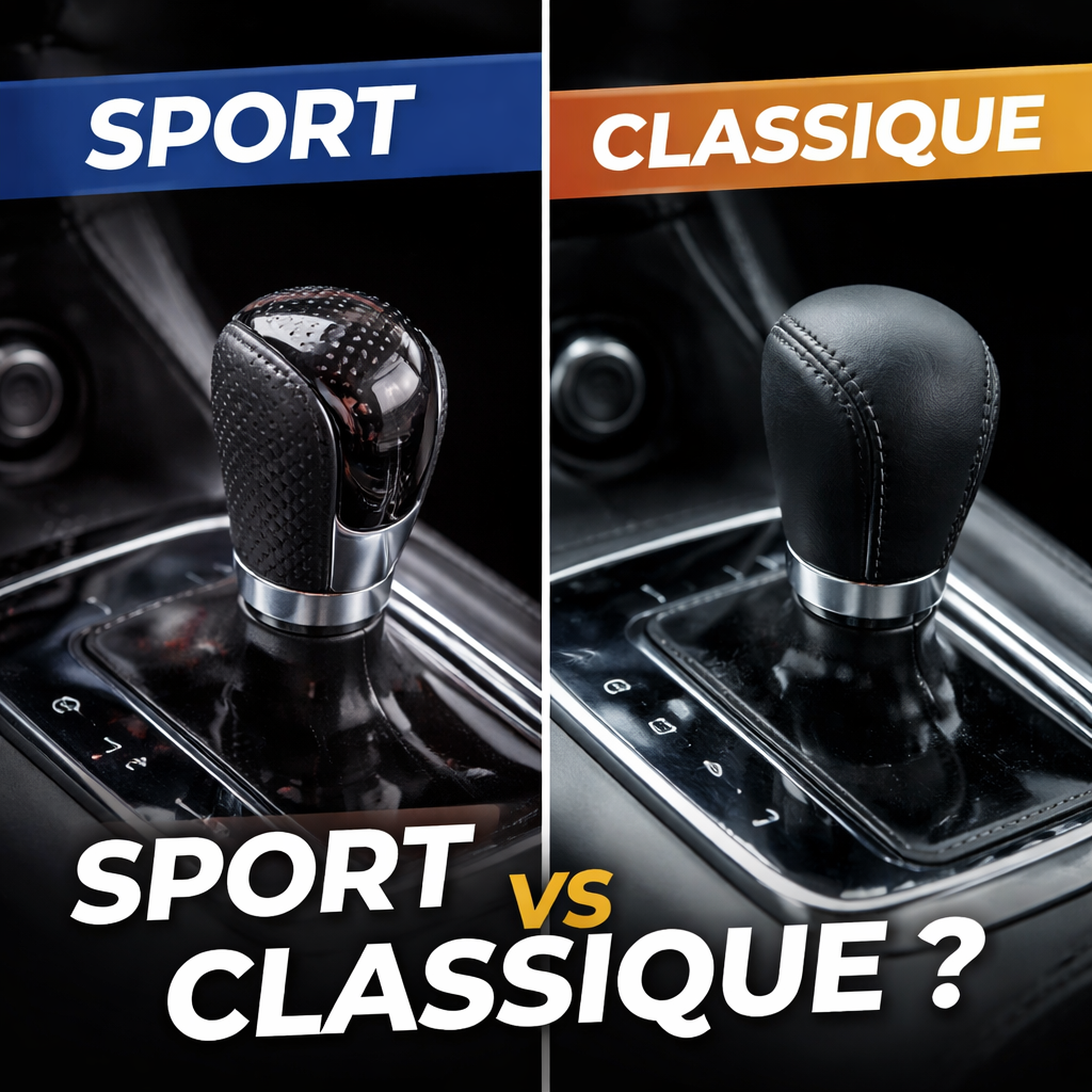 pommeau sport vs classique