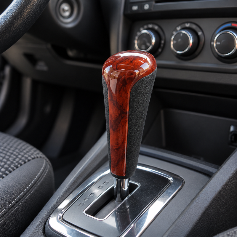 Pommeau de vitesse 307 boîte auto à insert effet bois