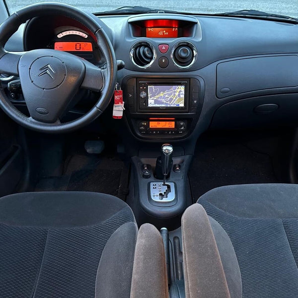 Pommeau de vitesse C3 II automatique effet gris chrome