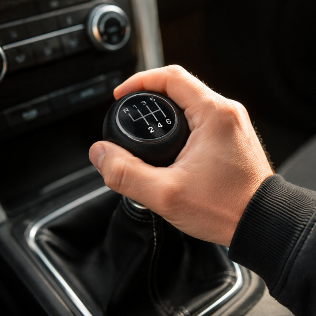Levier de vitesse à boîte manuelle d'une voiture neuve en 2026
