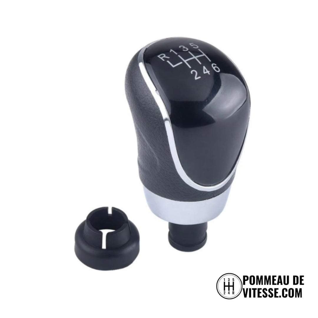 Pommeau de vitesse Ford Transit de couleur noir pour boîte à 6 vitesses.