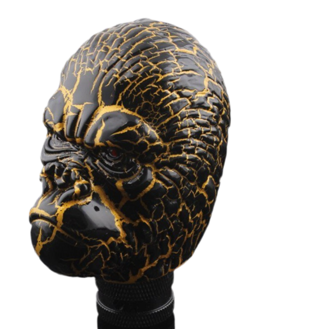 Pommeau de vitesse original en forme de tête de singe.