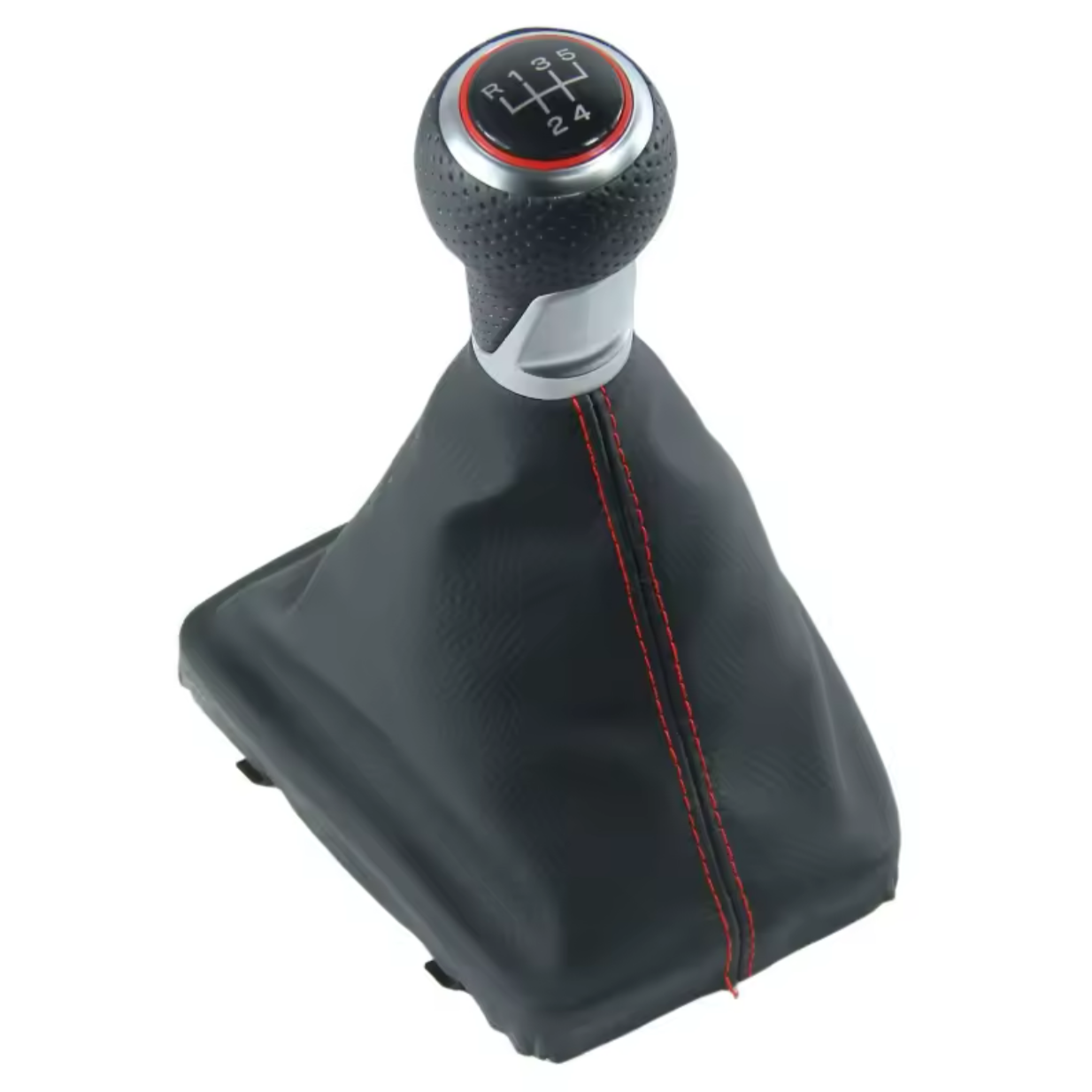 Pommeau de vitesse Audi A3 8P, pour boîte 5 vitesse, avec la marche arrière à gauche.