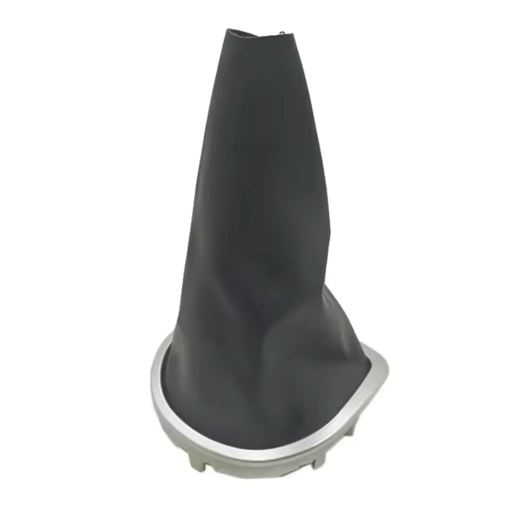 Soufflet levier de vitesse Clio 3, avec base de couleur grise.