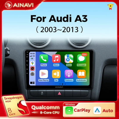 Carplay audi A3 Pommeau de vitesse