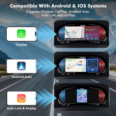 Application compatible avec le virtual cockpit Porsche Cayenne de 2002-2009
