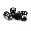 Bouchon de valve Golf R noir, finition mate et protection de valve voiture