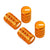 Bouchon de valve Hyundai N Line orange pour pneu voiture.