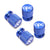 Bouchon de valve OPC bleu pour voiture Opel, logo OPC gravé. Pommeau-de-vitesse
