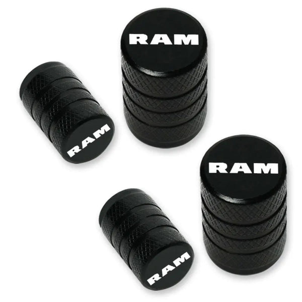 Bouchon de valve noir pour voiture RAM