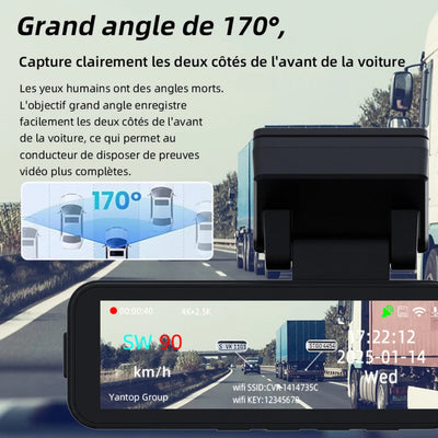 Système caméra grand angle du dashcam CX320