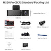 Description des produits de la dashcam M550 Pro 3ch.