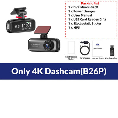 Dashcam voiture avant seule.