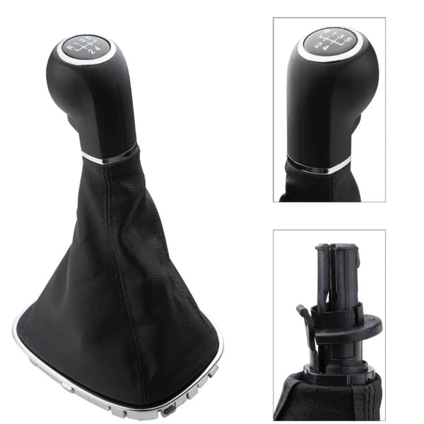 Pommeau Levier Vitesse 5/6 Vitesses Pour Opel Corsa D 2006-2014 - Avec Cache Poussière, Design Amélioré