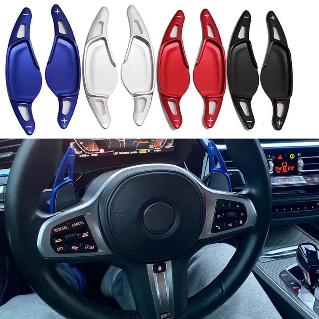 Palettes au volant pour BMW XM et M5. De différentes couleurs