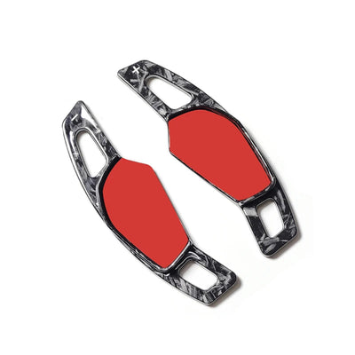 Extension palette au volant noir forgé pour skoda Octavia A8