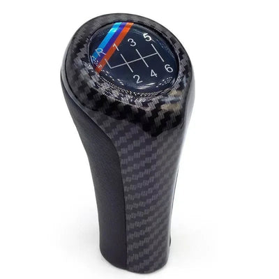 Pommeau de vitesse BMW E90 couleur carbone pour boîte 6.