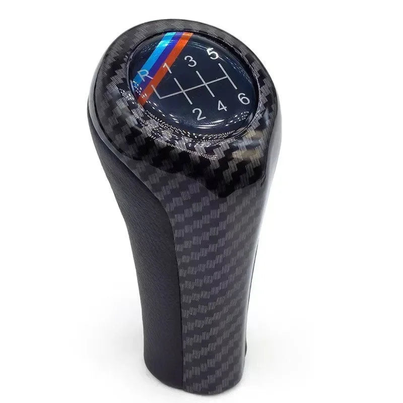 Pommeau de vitesse BMW serie d'aspect carbone pour boîte  vitesses.