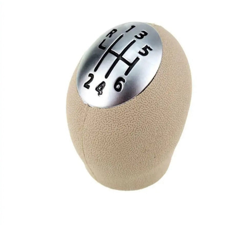 Pommeau de vitesse Clio 3 beige, en 5 vitesses.