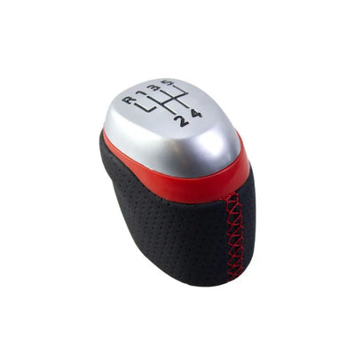Pommeau de vitesse Renault Megane 4 noir avec détails rouges pour boîte manuelle 5 vitesses