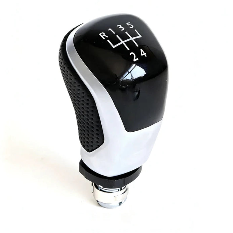 Pommeau de vitesse T-Roc de couleur noir brillant pour boîte 5 vitesses.