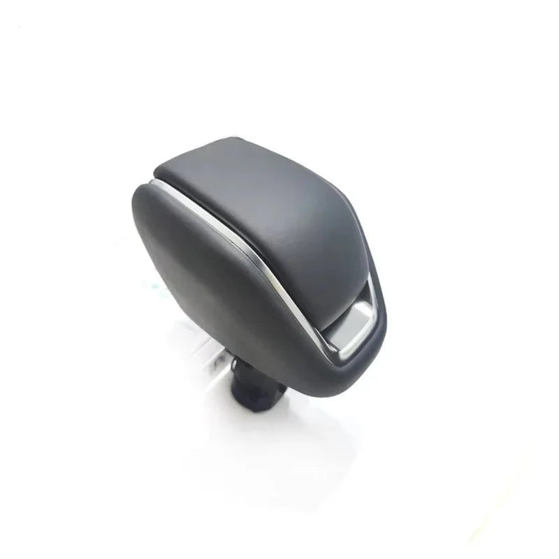 Pommeau levier de vitesse Toyota RAV4 en cuir gris mat avec détails chrome