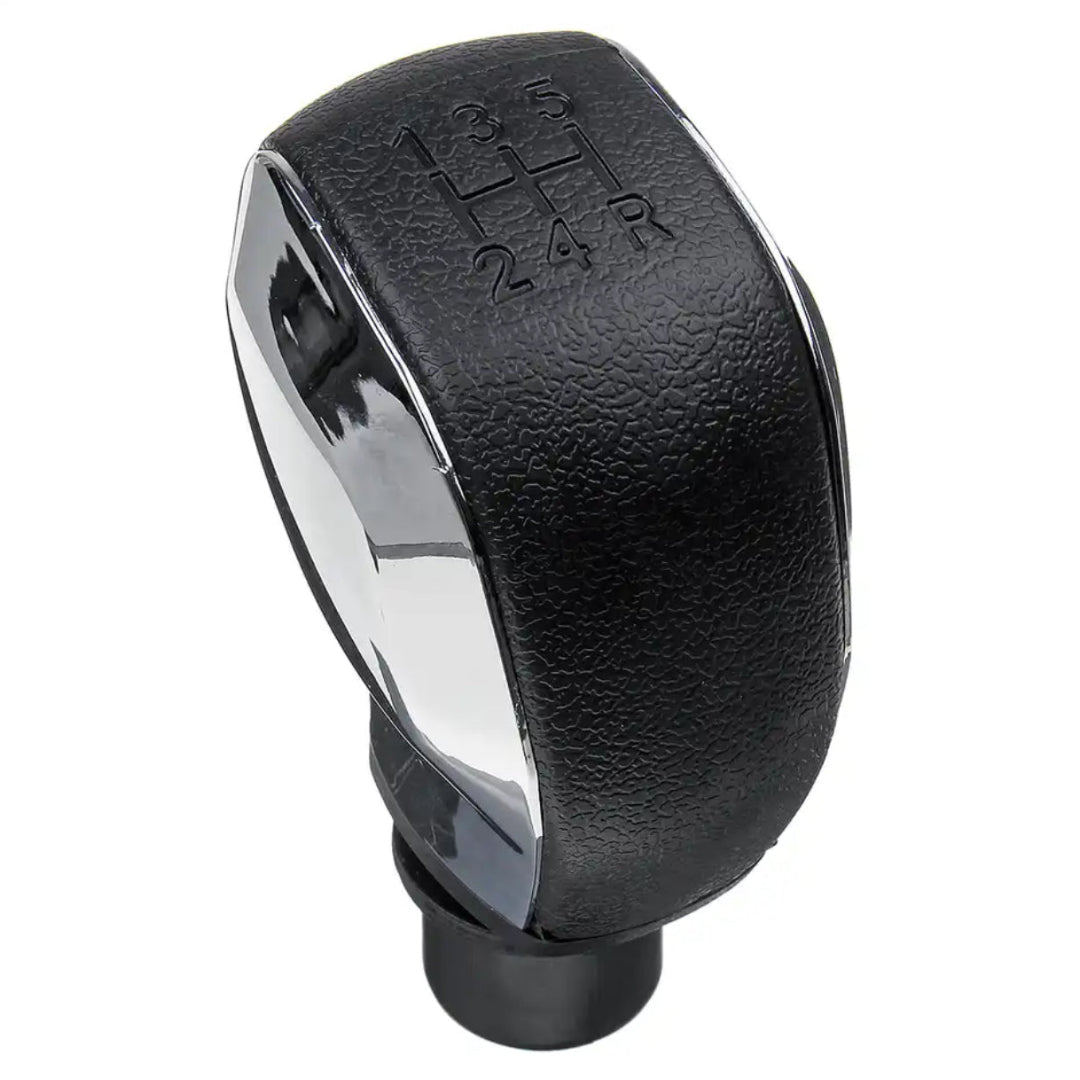 pommeau de vitesse C3 III de couleur chrome avec du noir pour boîte 5 vitesses.