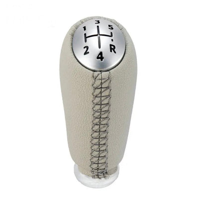 Pommeau de vitesse Clio 3 beige, en 5 vitesses.