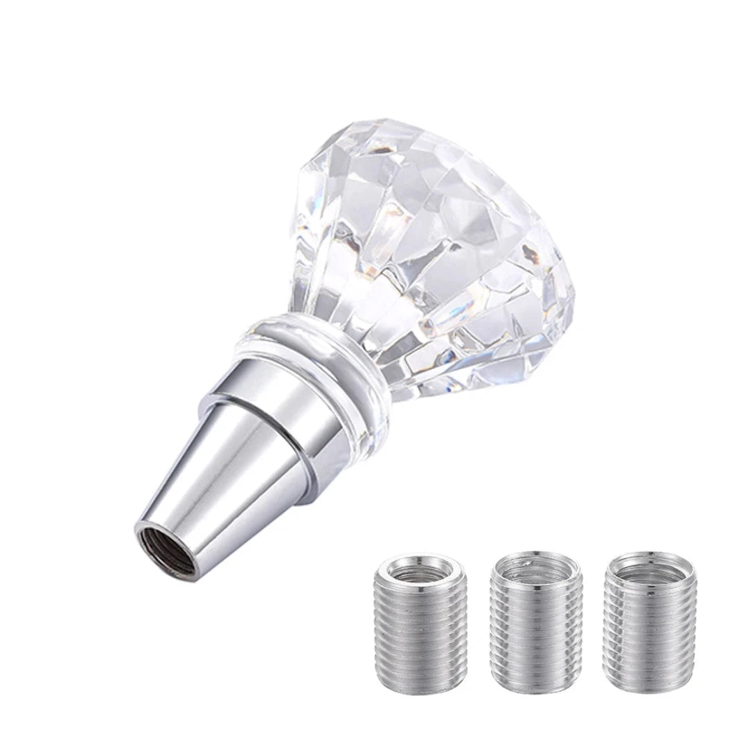 Pommeau de vitesse Crystal en forme de Diamant.