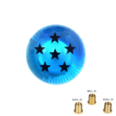 Pommeau de vitesse Dragon Ball bleu, 6 étoiles.