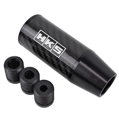 Pommeau de vitesse tuning HKS de couleur noir avec logo HKS.