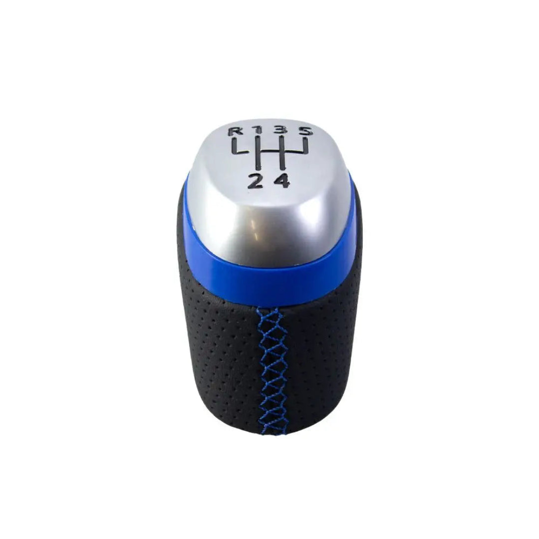 Pommeau de levier de vitesse Megane 4 noir avec détails bleus pour boîte 5 vitesses Renault