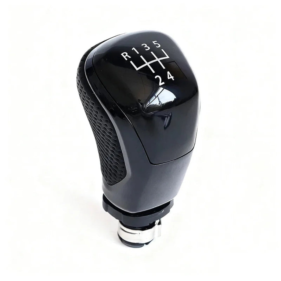 Pommeau de vitesse T-Roc de couleur noir brillant pour boîte 5 vitesses.