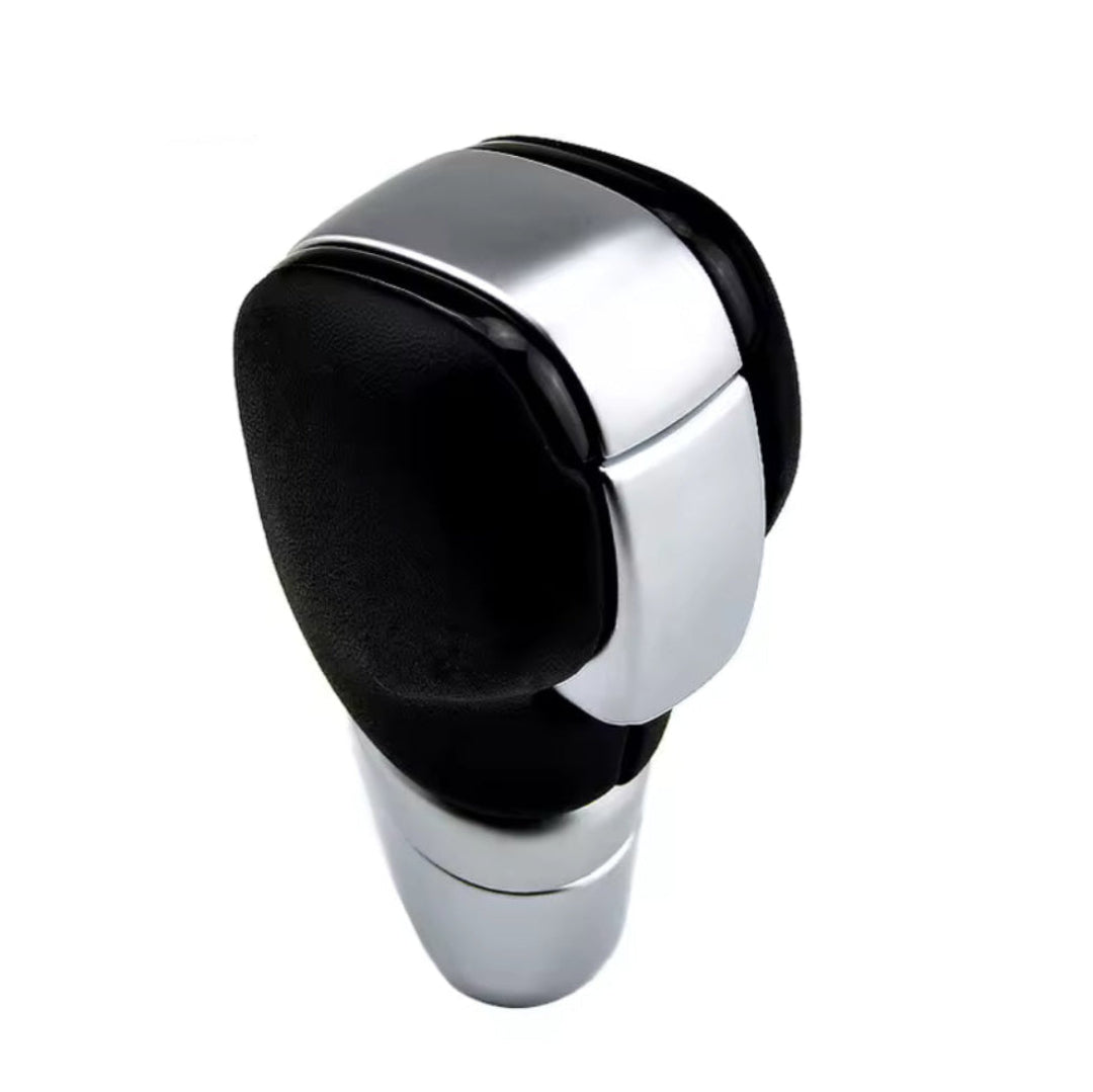 Pommeau de vitesse pour Renault grand scenic, de couleur noir et gris.